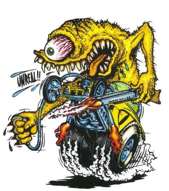 Per Adesivi Per Decalcomanie In Vinile Rat Fink Chevy Killer