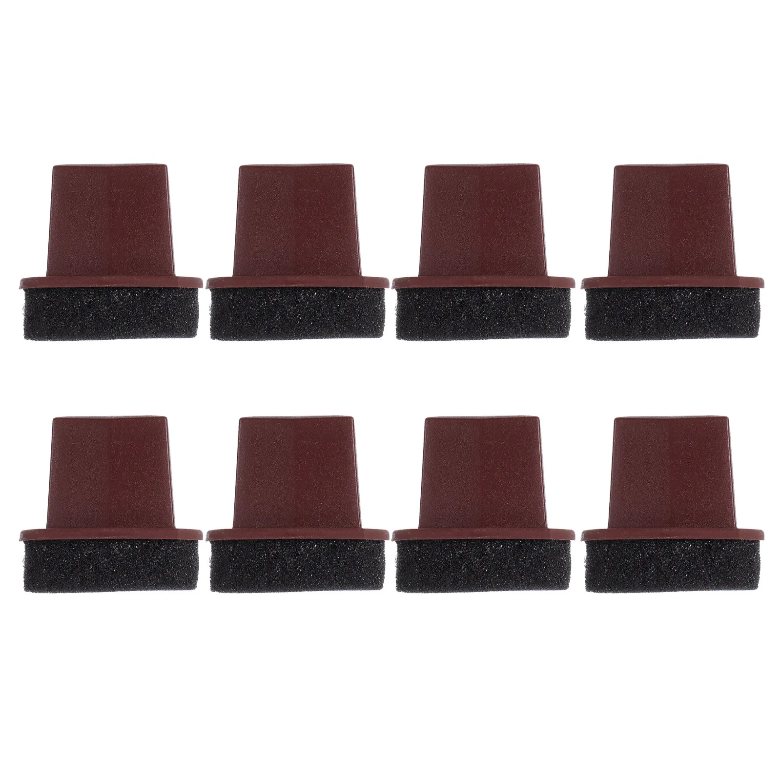 8Pcs 페인트 스폰지 어플리케이터 핸드헬드 스폰지 어플리케이터 페인팅 도구 신발 부츠 자동차 시트 케어 스폰지 아트용