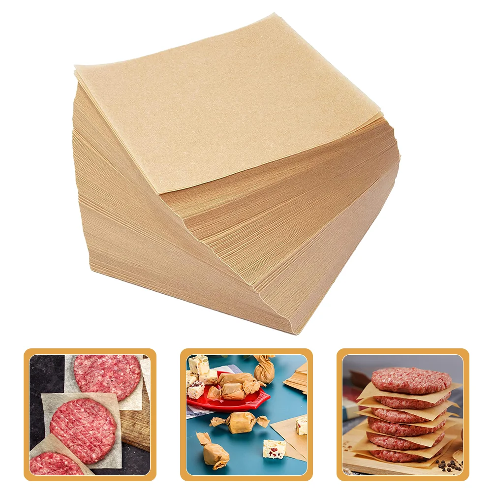 

Hamburger Patty Sheets Paper Nonstick Paper Sheets Cookies Oven Oil Paper Barbecue Picnic Party Barbecue Pad Paper