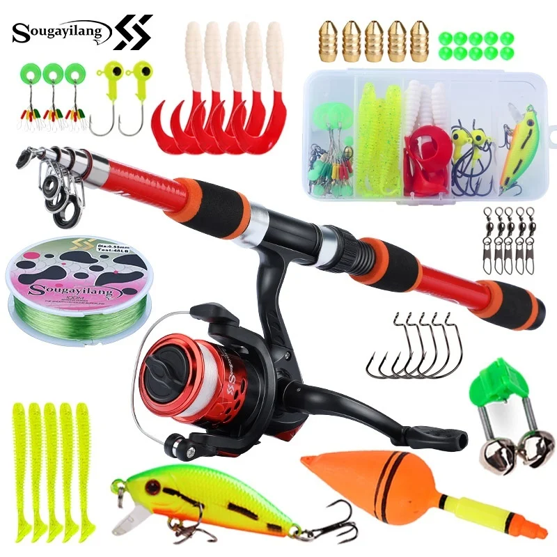 مجموعة Sougayilang الكاملة لصيد الأسماك للأطفال، ت...