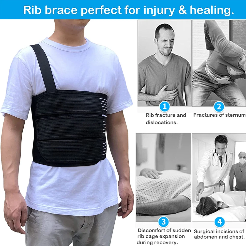rib belt breathing pain relief