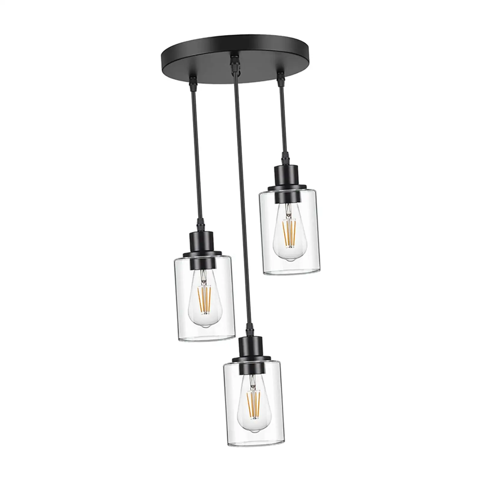 

Glass Pendant Light Ceiling Hanging Lamp for Dining Room Restaurant Kitchen