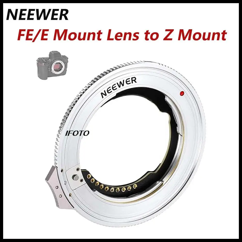 Neewer Nw-Etz Adattatore Per Obiettivo Messa A Fuoco Automatica Per Sony Fe/E Mount Lens To Z Mount Camera Zf Z62 Z8 Z9 Z72 Z5 Zfc Z50/30