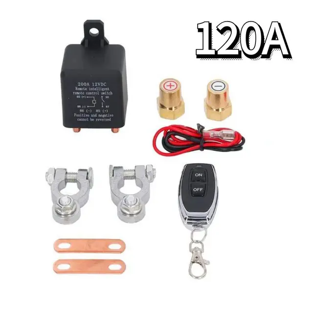 12V 120A/200A Battery Switch Car Auto Wireless Remotes Control Switch