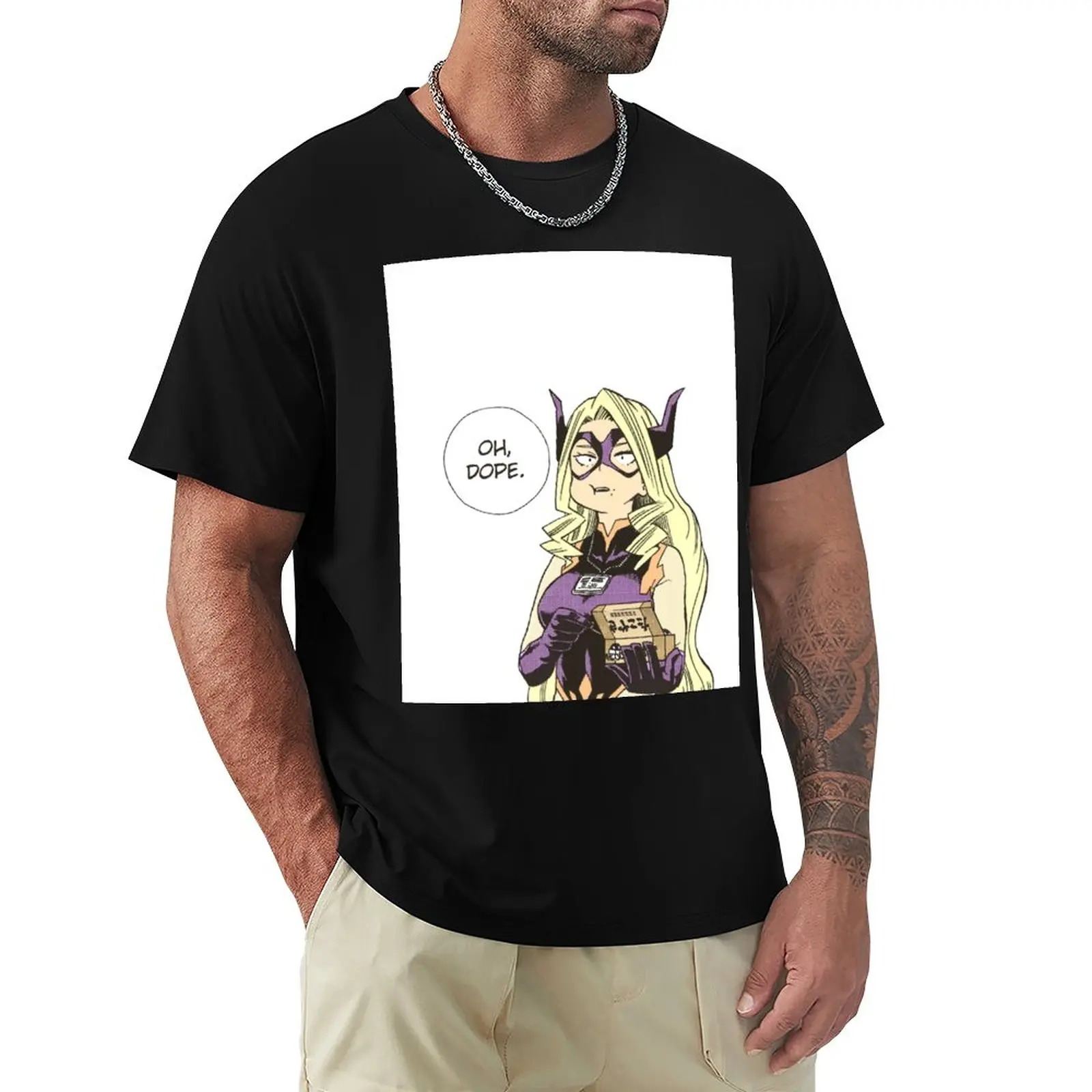 

Mt. Lady - Oh, Dope T-Shirt Short sleeve tee Aesthetic clothing summer top Men's t shirts