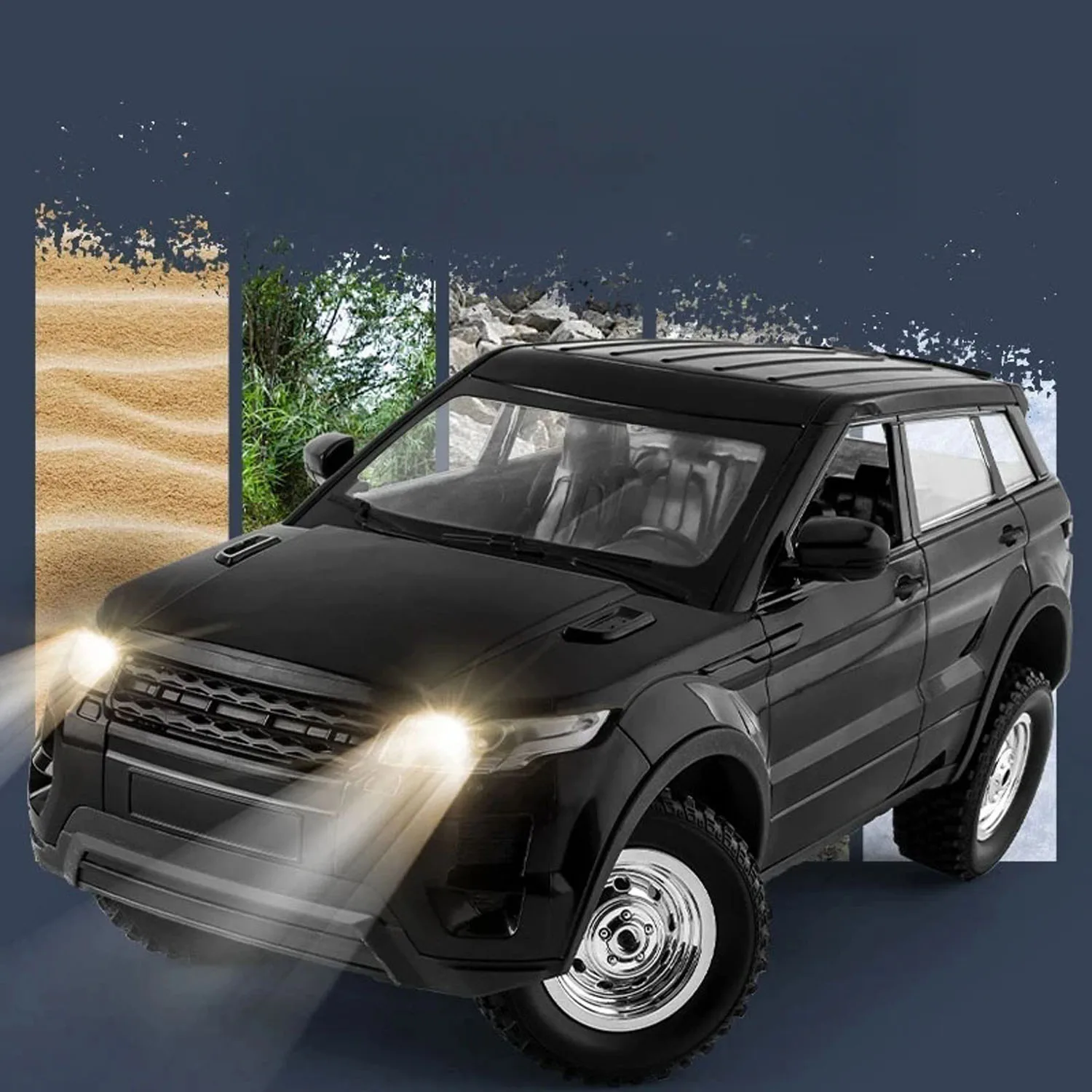 LDRC 1/14 4x4 RC Voiture Chenilles Tout-Terrain 4WD LD1299 RTR