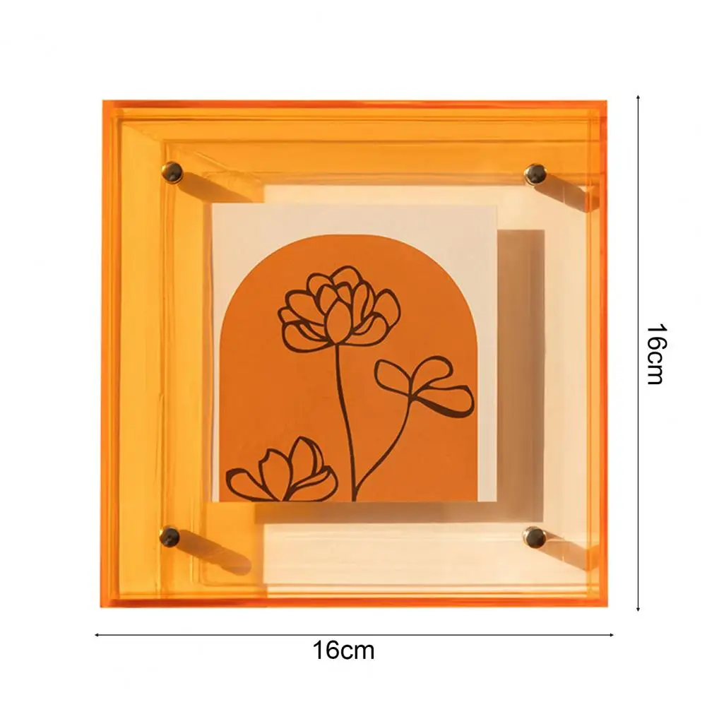 Pictures Frame Acrylic Photo Frame Ornaments Printing Framing for Diy Home Decor Translucent Colorful Desk/wall Mount Display photo frame,acrylic display holder