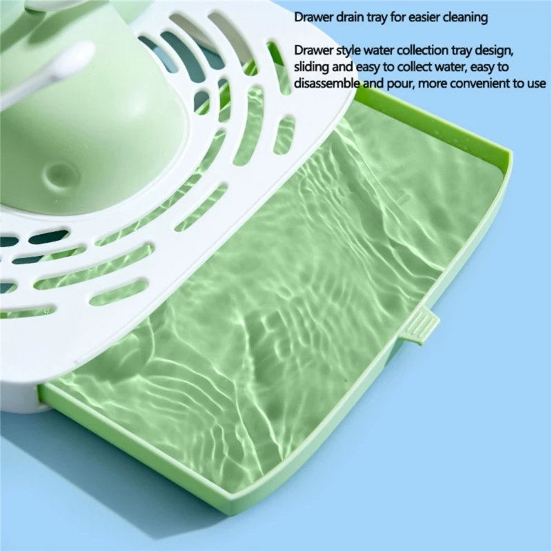 Innovative Baby Bottle Drying Rack ABS Baby Bottle Drying Rack with Modern Appearance Vertical with 6 Pegs for Kitchen