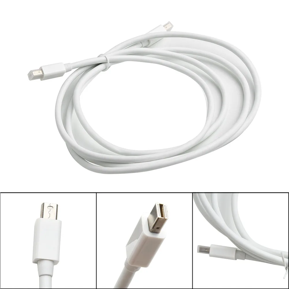 

1.8m Mini DP DisplayPort Cable Male To Male 2 Display Port Adapter Mini DP For Pc 4K Display High Quality Accessories