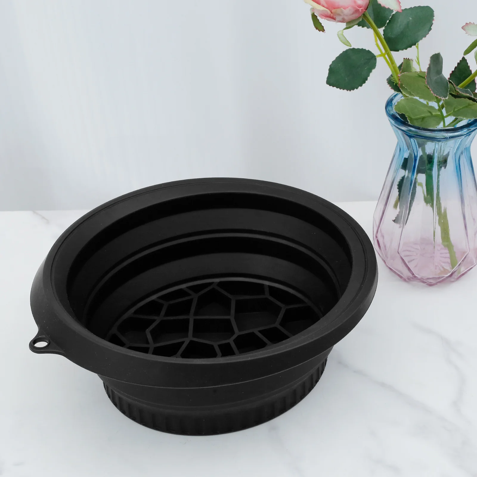 Silicone Foldable Facial Ice Bath Basin for Skincare
