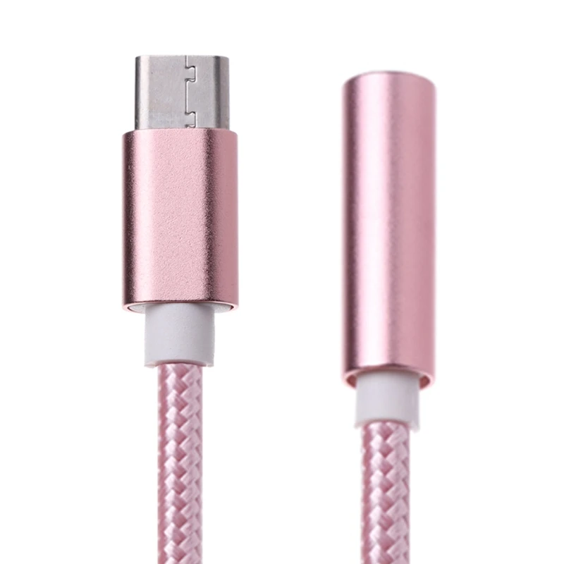 

USB 3.1 Type Male To 3.5mm Earphone Female AUX Convertor Adapter Cable N2UB