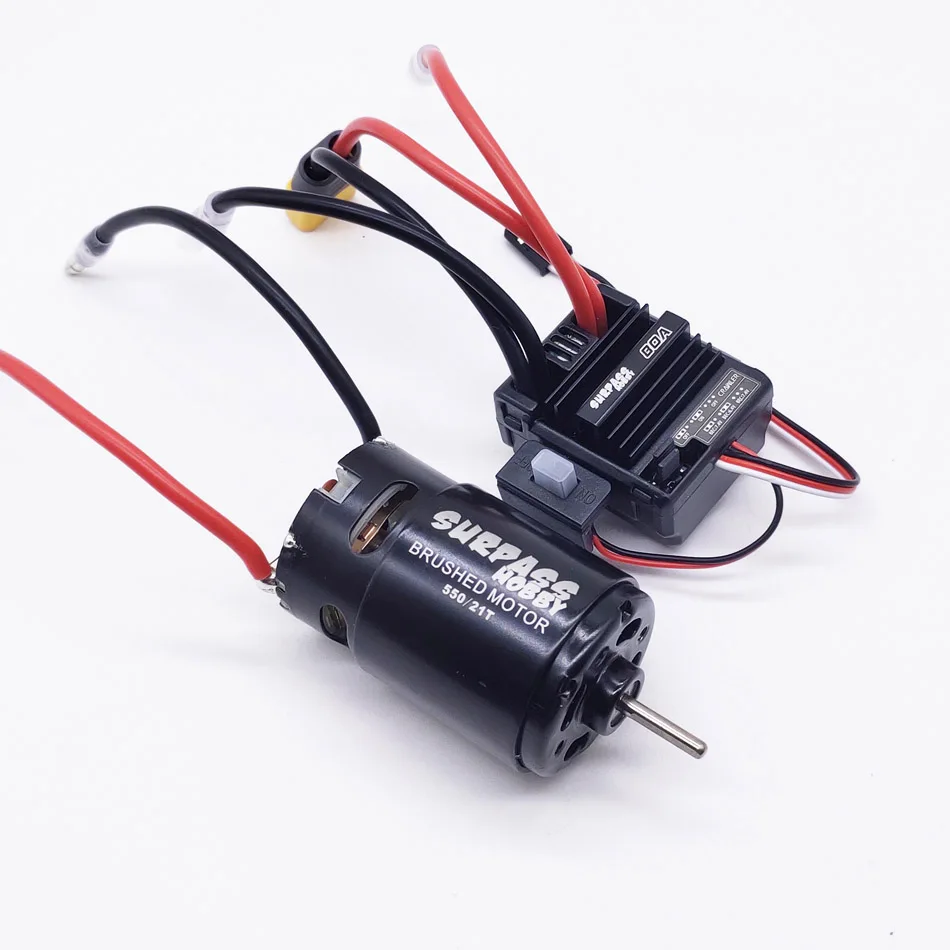 SURPASS HOBBY 귯õ 550 , 1080 ESC ̳ ޺ 1/8 1/10 RC ڵ, HSP ũѷ, Ʈ ڽ TRX-4, SCX10, 21T, 27T, 35T, 80A