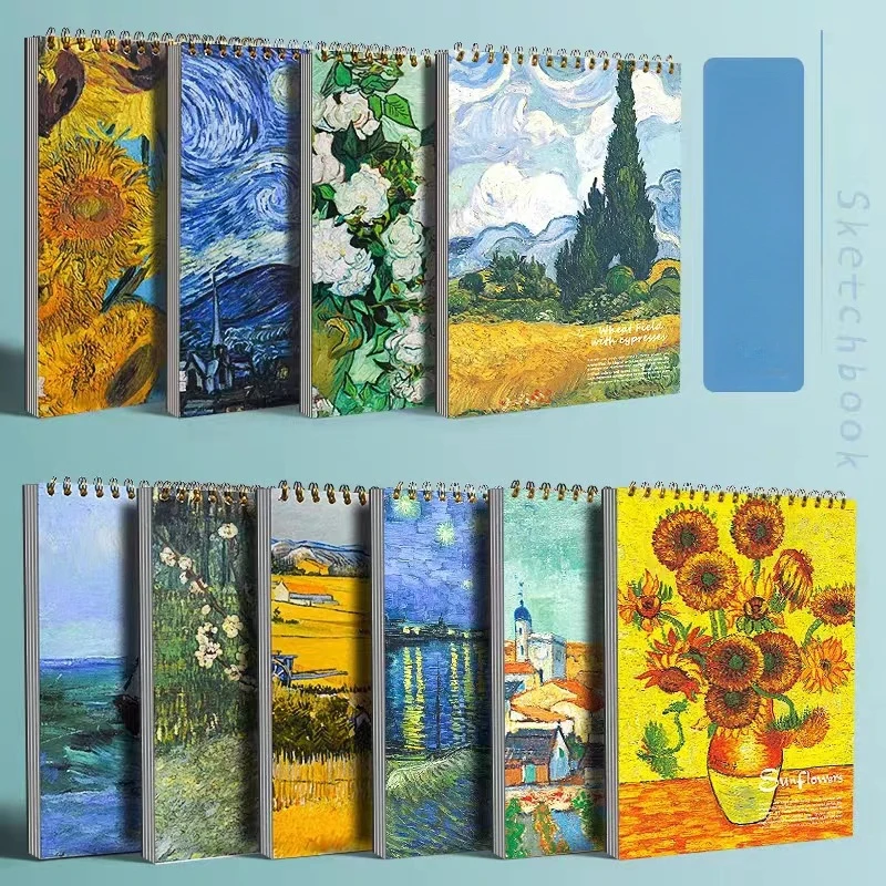 

A4 Students Sketch Notebook 8k for Art Students Hand-painted Professional Lead Paper Watercolor 8 Boiled Wate Drawing Book.