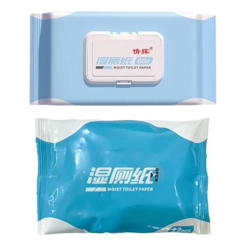 

Portable Flushable Wet Wipes Tissue Toilet Wipes For Butt Non-woven Face Towel Wet Wipe For Adults And Home Use Cleaning Tissue