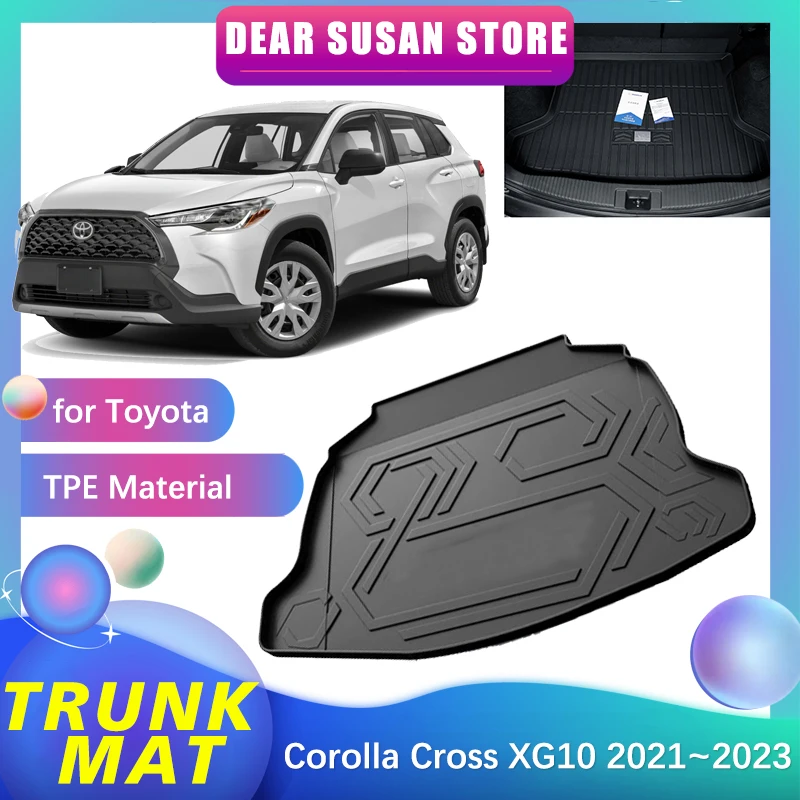 Car Special Ttrunk Mat For Toyota Corolla Cross Xg10 2021 2022 2023 Tpe