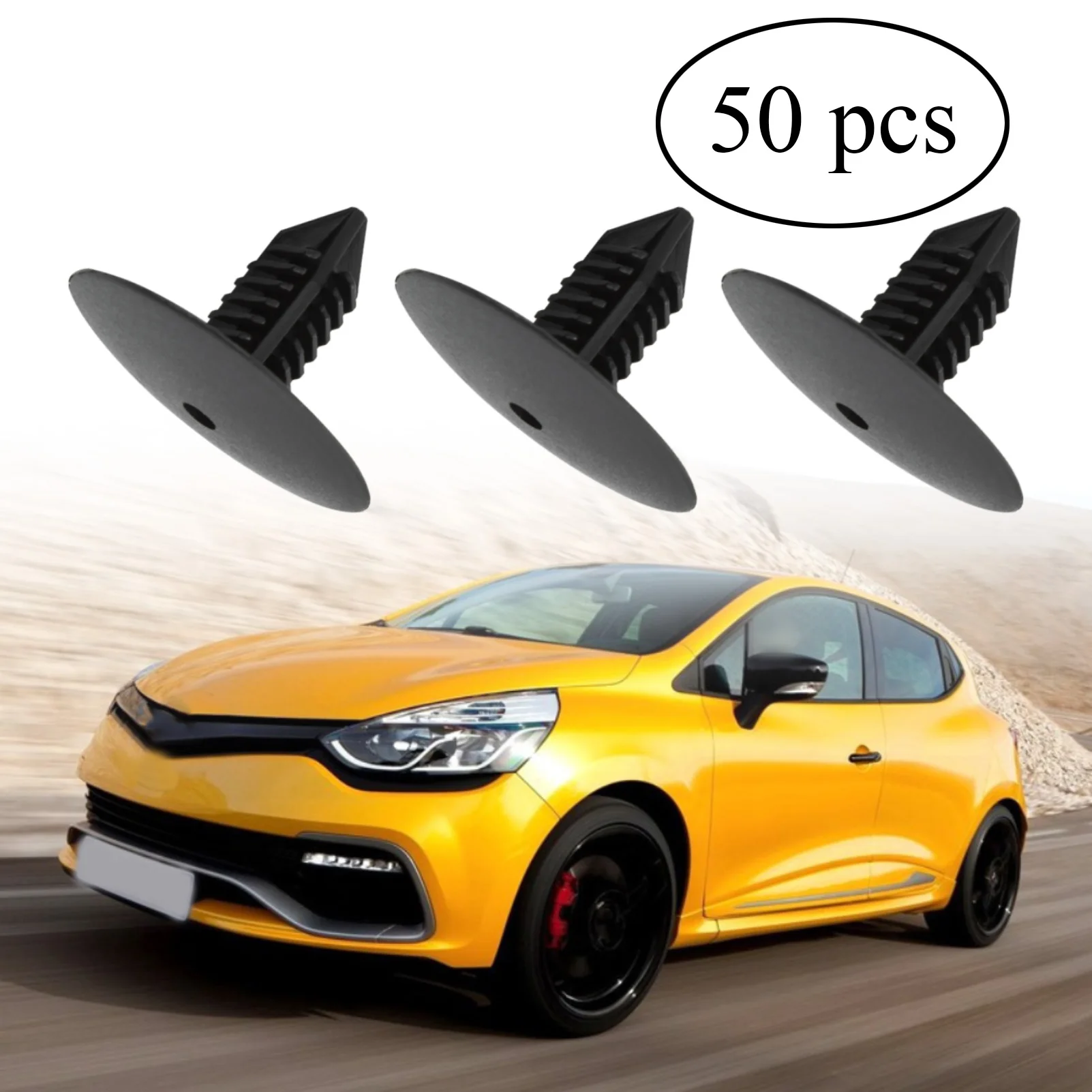 50 Pcs 휠 아치 라이닝 스플래시 가드 트림 클립 7703077435 Clio Scenic 휠 아치 라이닝 스플래시 가드 트림 스프루스 클립용