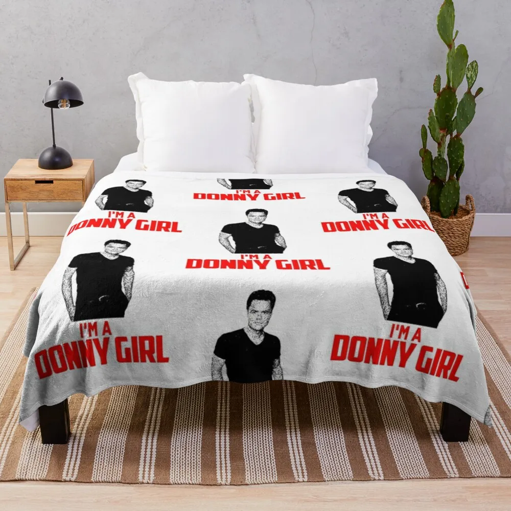 

Donny Osmond I'm A Donny Girl Throw Blanket Tweed Blanket