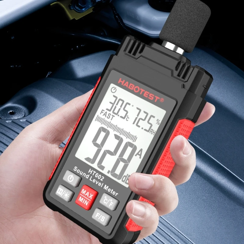 Noise Meter for Home Factory Office Noise Measure Device Portable SPL Meter 2