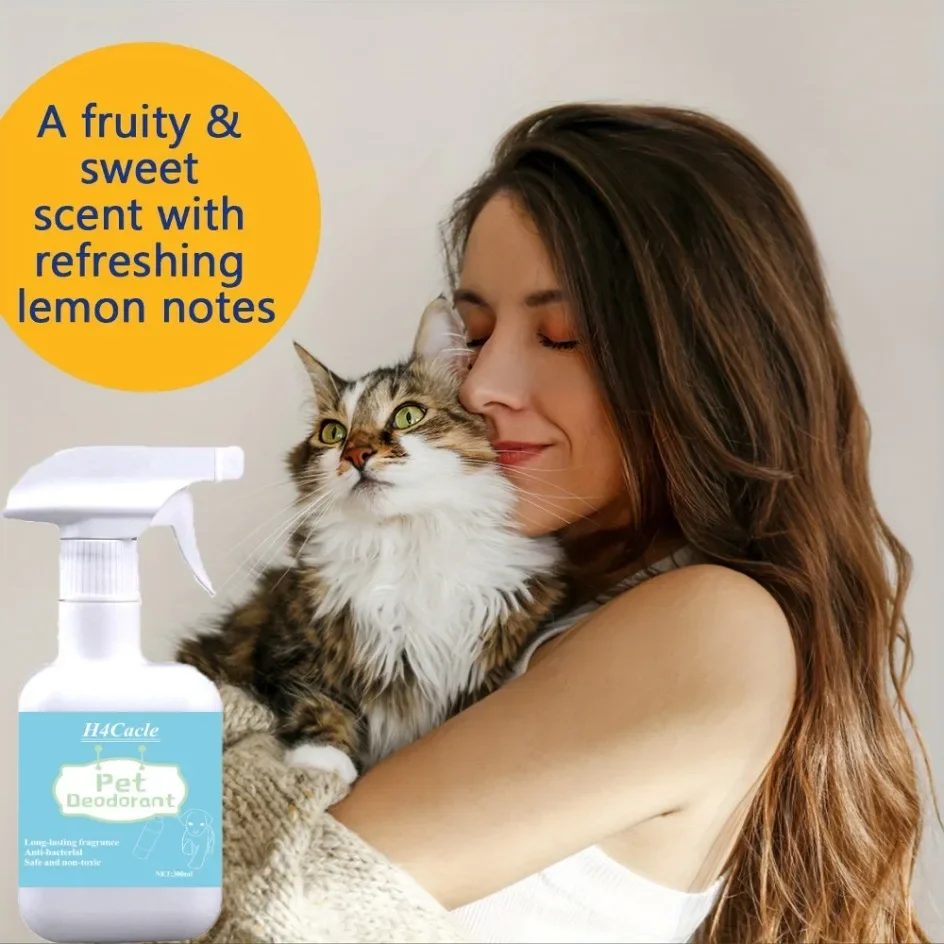 Dog Deodorizer Spray 300ml Long Lasting Pet Perfume and Odor Remover for Dogs Puppies and Cats