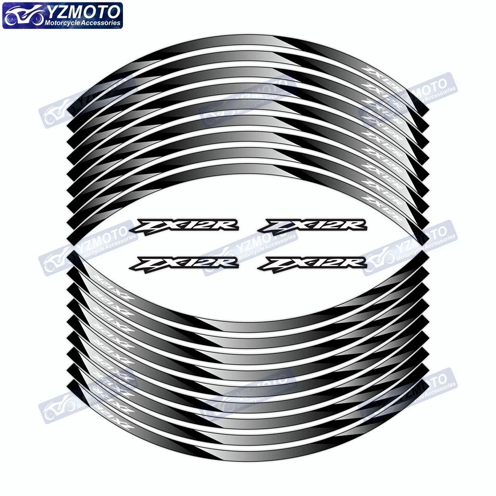 For Kawasaki ZX-12R ZX12R Motorcycle 17 Inch Front And Rear Wheel