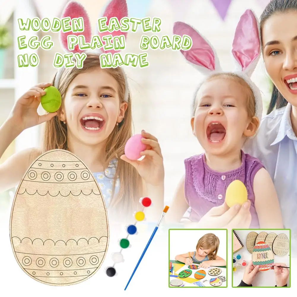 DIY Arts Painting Eggs Color Filling Drawing Toy for Kids Birthday Party Favors Happy Easter Party Prizes Gift