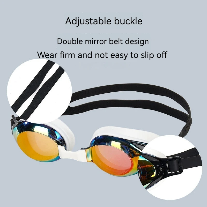 New Anti-Fog Electroplating Colorful Swimming Goggles Aquatic Sports Speed Training Waterproof Swimming Glasses Aids