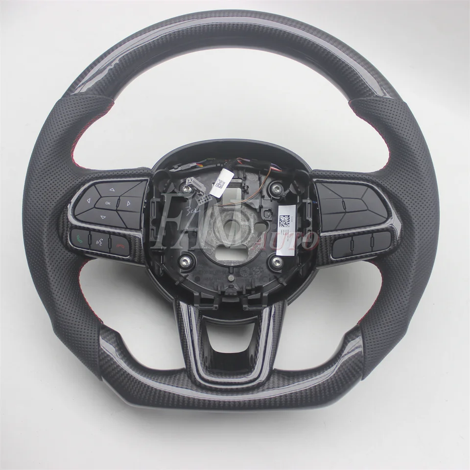 Coprivolante In Carbonio Per Jeep Renegade/Compass - 3 Pezzi, Adesivo, Interni Auto - Foto 11