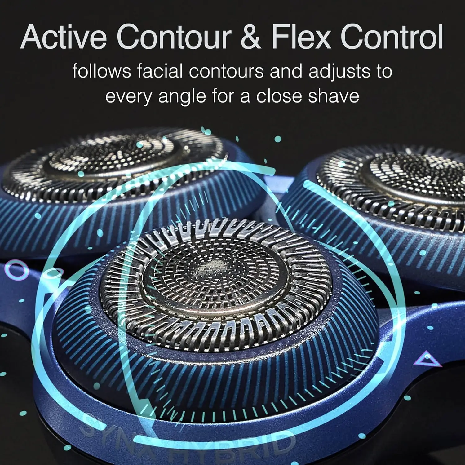 Limitless X7 Shaver for Men, Titanium Blades and Power Sense Technology, Advanced Performance Foil Rotary Electric Shaver with P