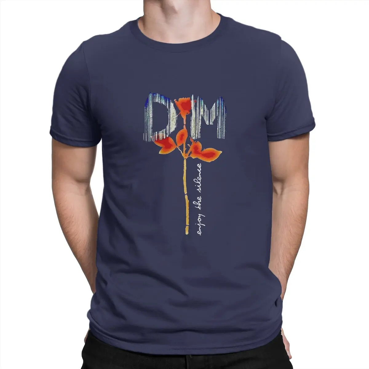 thumbnail image 1 of Camiseta de algodón con cuello redondo de Depeche Cool Mode para hombre, obra de arte de alta calidad, regalo de cumpleaños divertido, 1 of 7