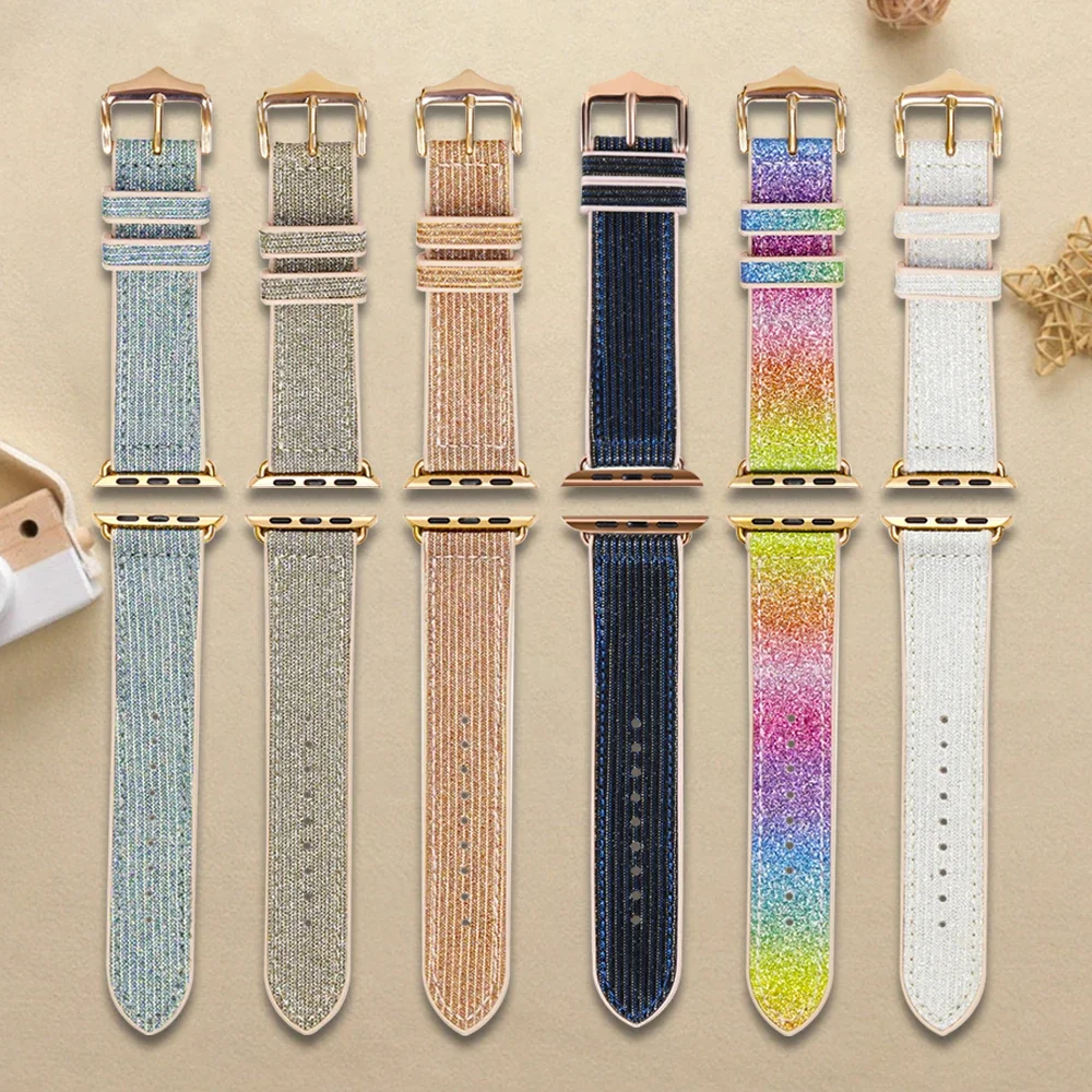 Premium Shiny Sports Silicone Watch Bracelet Strap