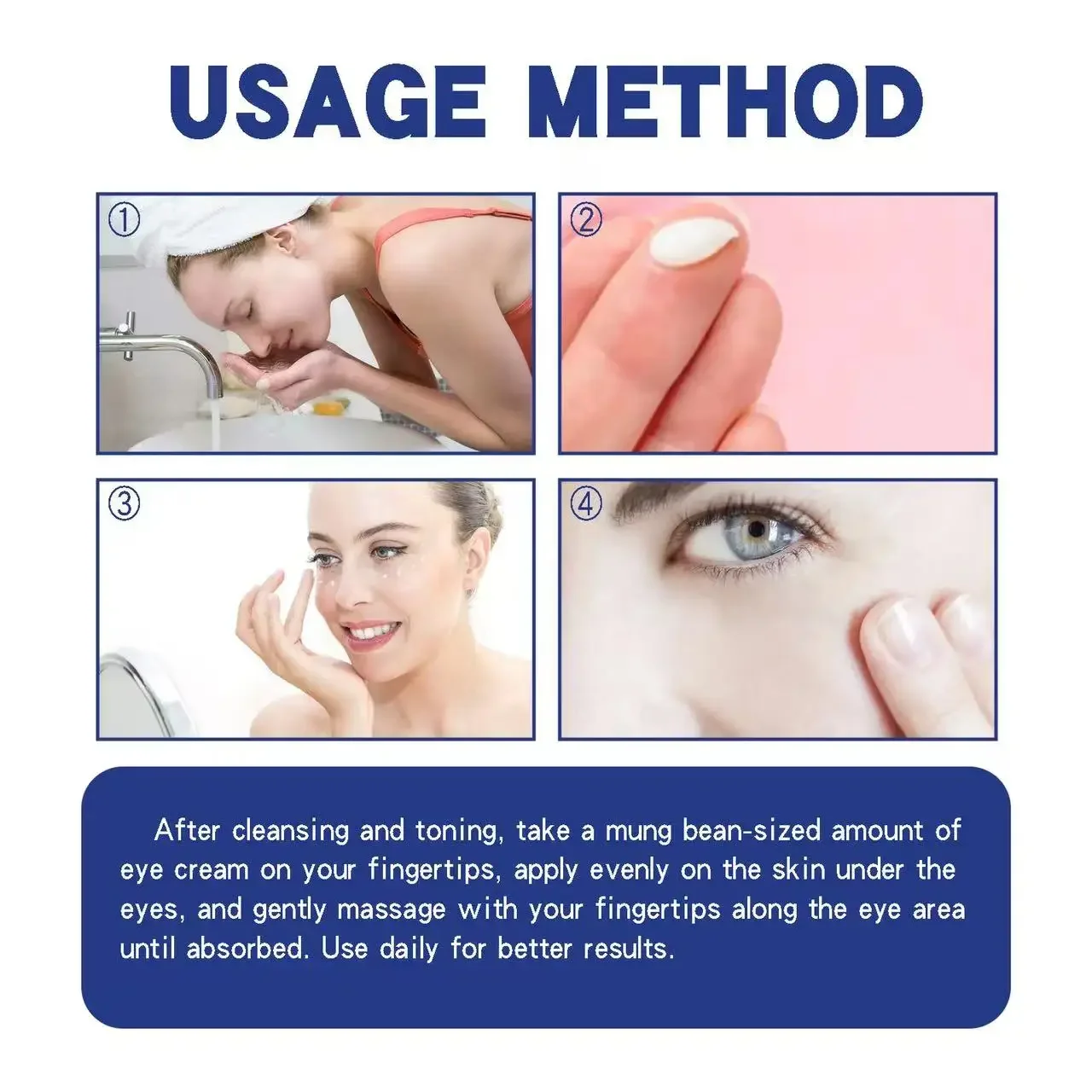 Anti-Wrinkle Eye Cream Remove Eye Bags Dark Circles Anti Aging Lifting Firming Whitening Moisturizing Brighten Serum Skin Care