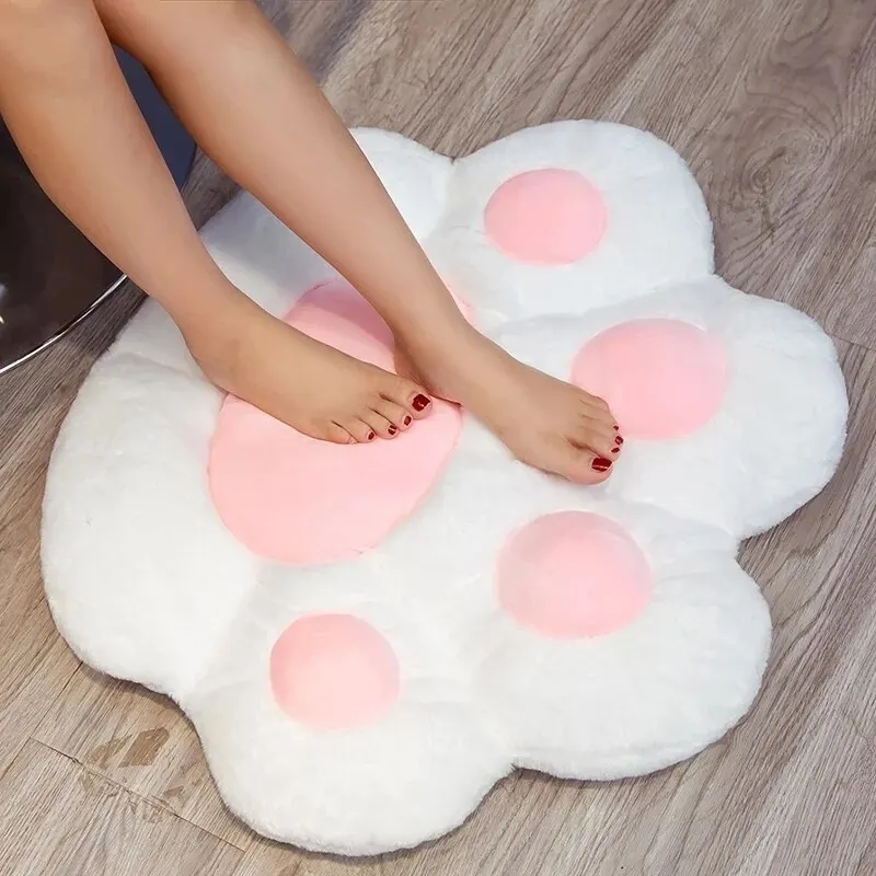 Cat Paw Back Soft Pillows Plush Chair Cushion Sofa Indoor Floor Home Chair Decor Animal Plush Throw Pillow Back Rest