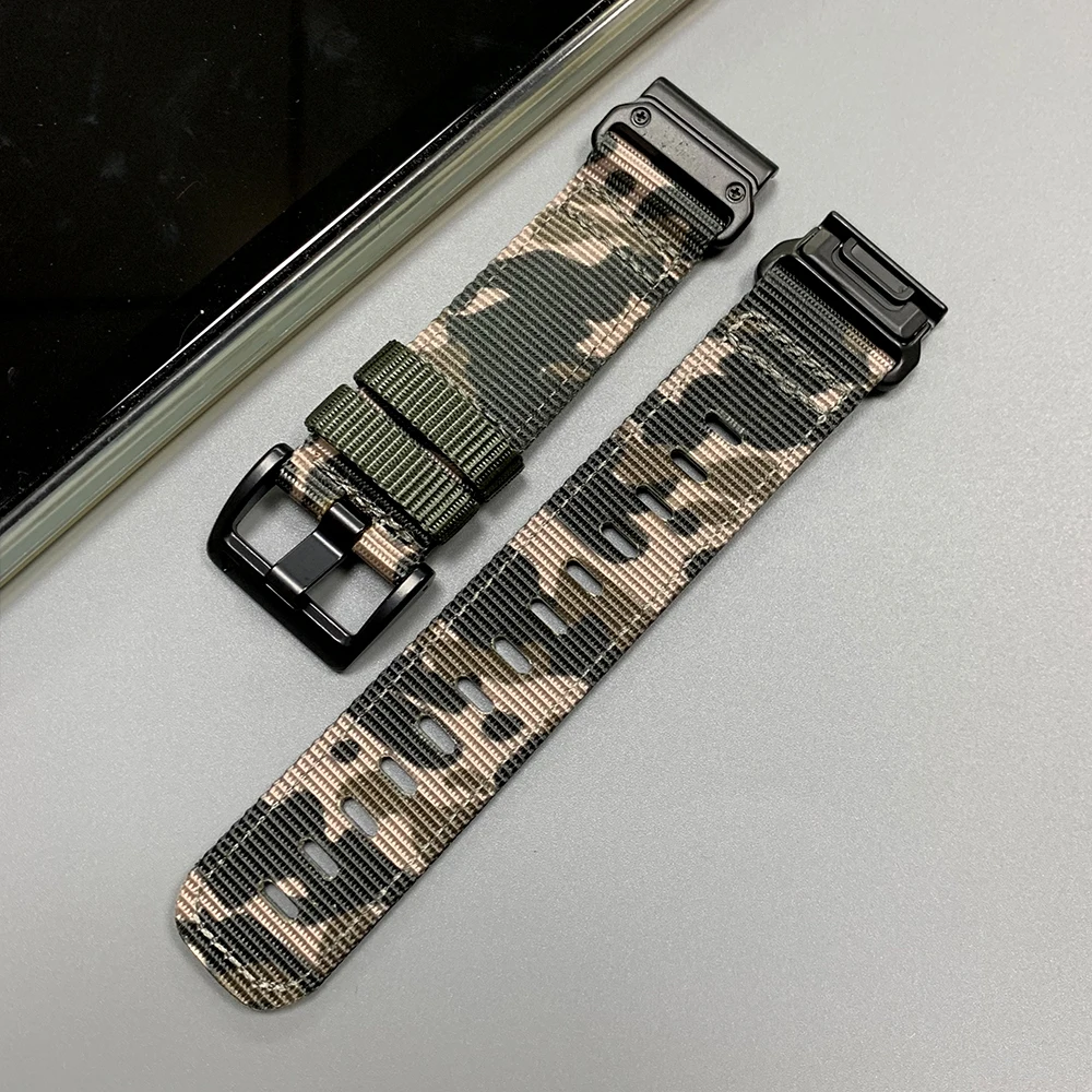 Nylon Braided QuickFit Sports Strap, 22mm/26mm