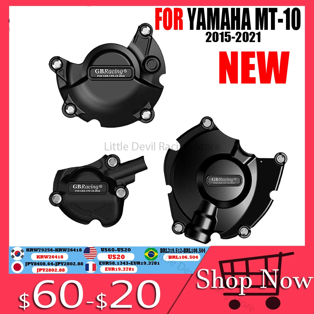 

For Yamaha MT10 MT-10 2015-2022 Engine Cover Protection