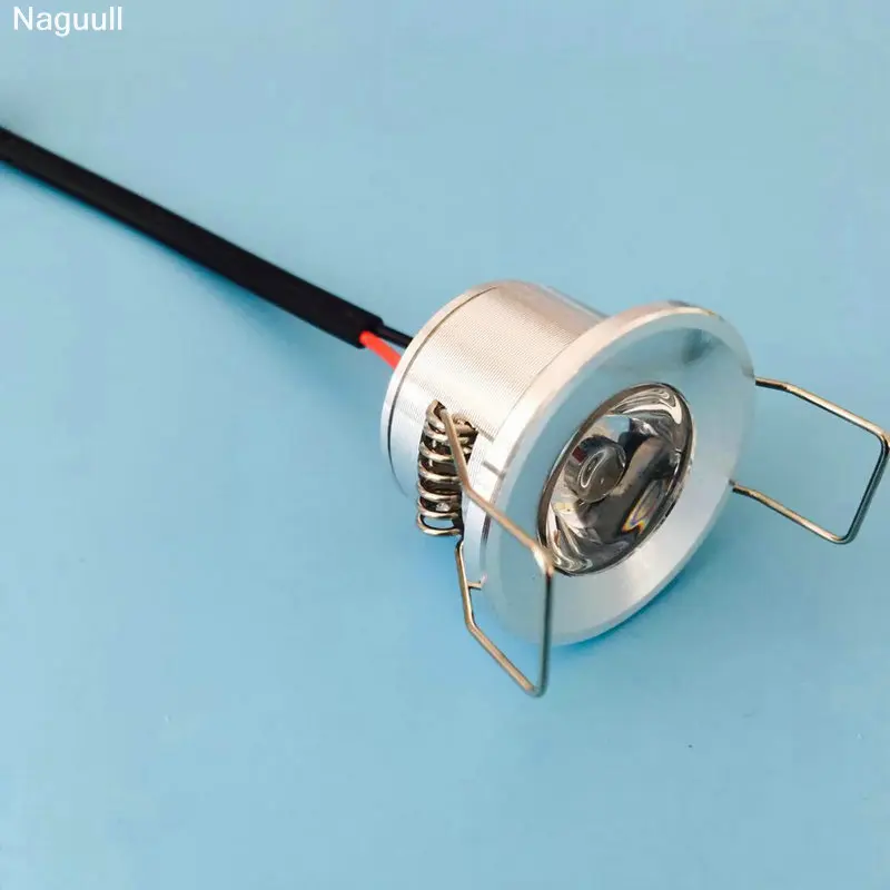 미니 스팟 미니 LED 스팟, 스팟 Lumineux LED 1w, Armoire De Taille 28mm, 각도 45 도 ...