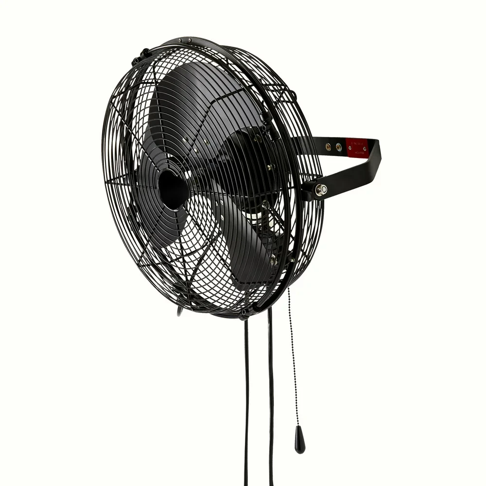 Inch Outdoor Wall Fan with Misting Kit, 3 Blades, Black Mini fan portable Hand fan Air conditioner Portable ac Usb fan Handheld 