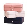 Korean Version Simple Ins Style Portable Jewelry Storage Box 2024 New High-end Exquisite Large Capacity Travel Jewelry Bag Bag 5