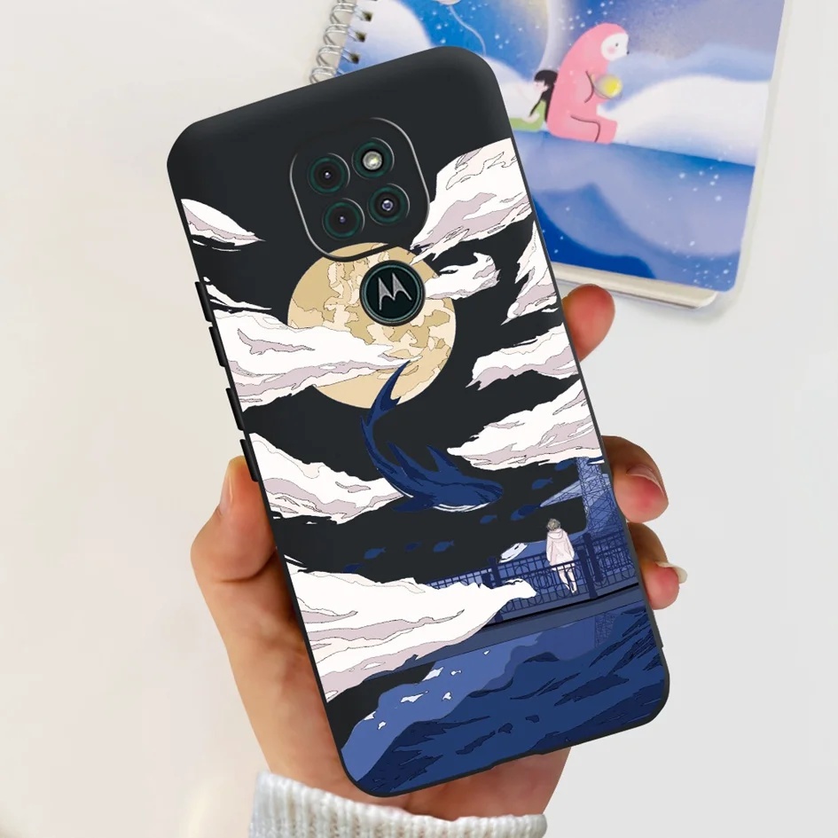 Elegant Flower Soft Silicone Case - Motorola Moto G9 Series