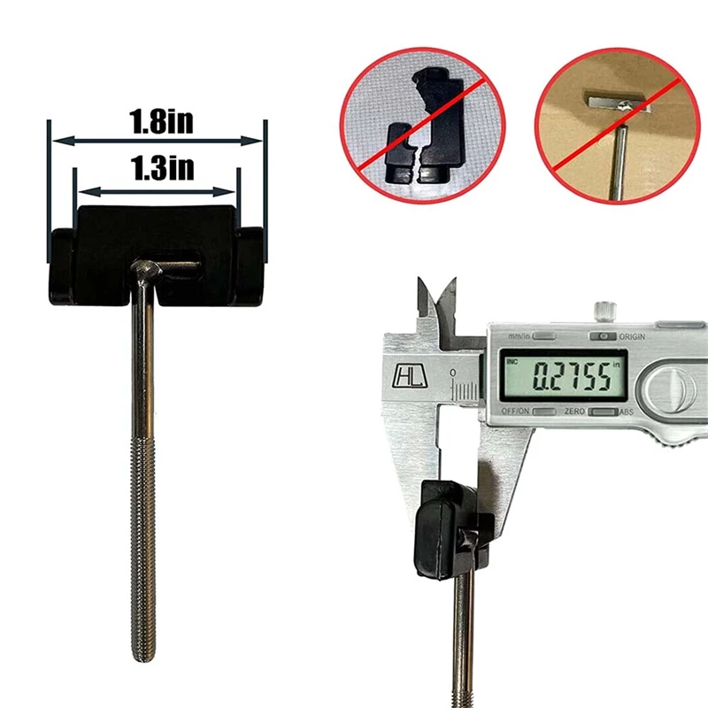 Truck Tonneau Cover Kit Universal Parts For Hard Tri-Fold Tonneau Cover Pickup Truck Cargo Cover Fixing Kit