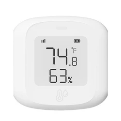 Tuya Smart Zigbee Wireless Detector Intelligent Linkage Smart Temperature And Humidity Sensor Support Home