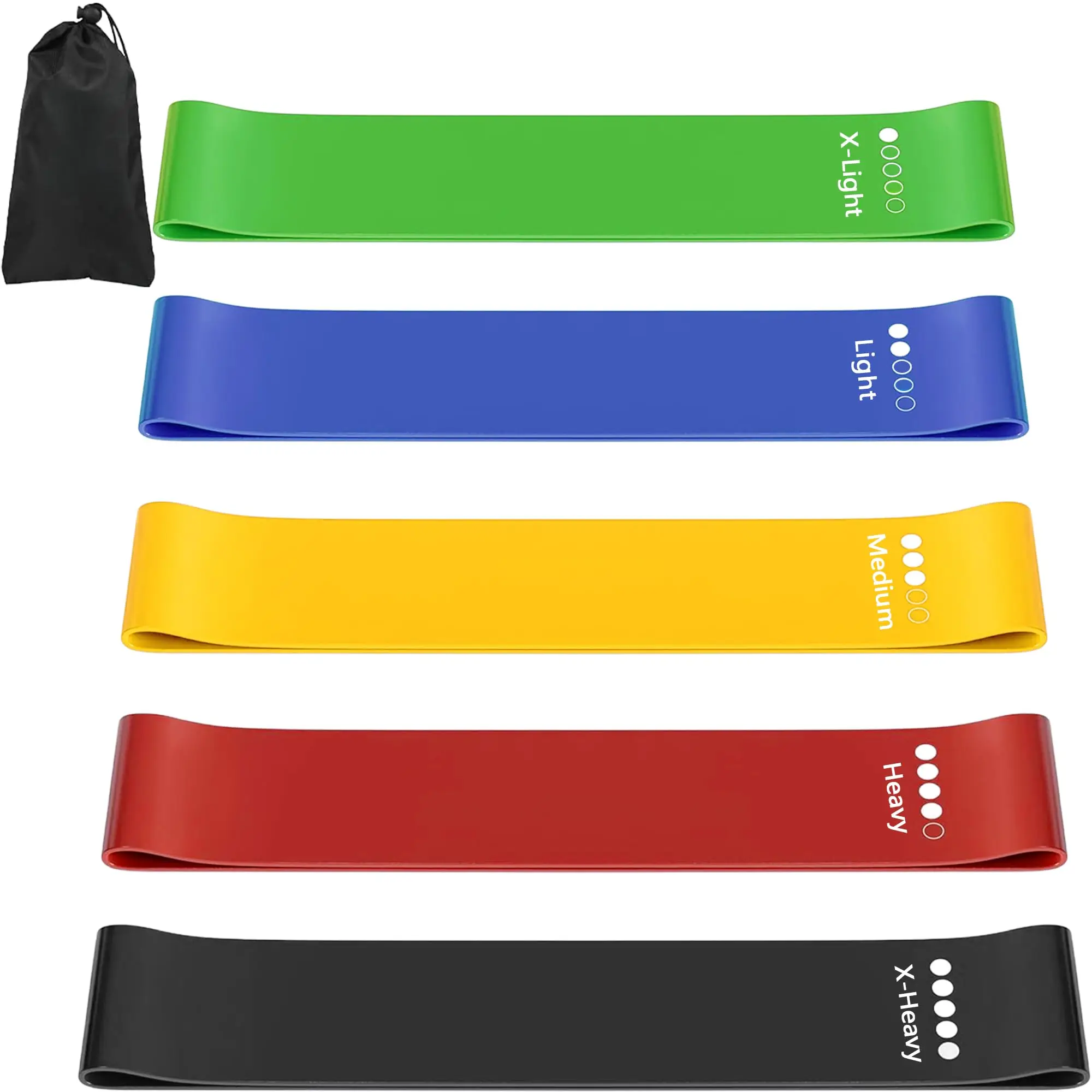 Enhanced Silicone Resistance Band for Versatile Fitness Training