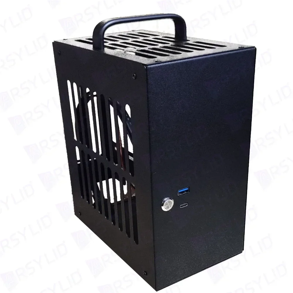 D19 4.7L A4 Chassis HTPC Mini ITX Game Computer Support Graphics Card RTX2070 I7 The Smallest Independent Display Case