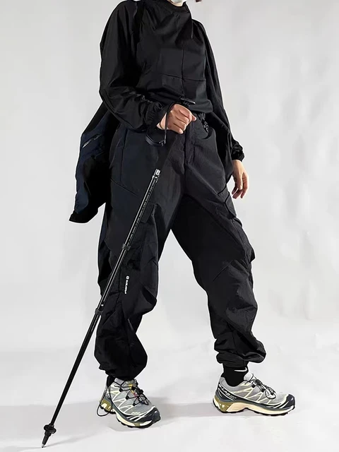 Sianlanhiam 23aw P008 Wide pocket mountaineering pants nelon