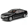 1:24 BMW 760LI Diecast Large Limousine Alloy Metal Car Model Car Sound & Light Pull Back Toy Interior Decorations Kids Toy C188 5