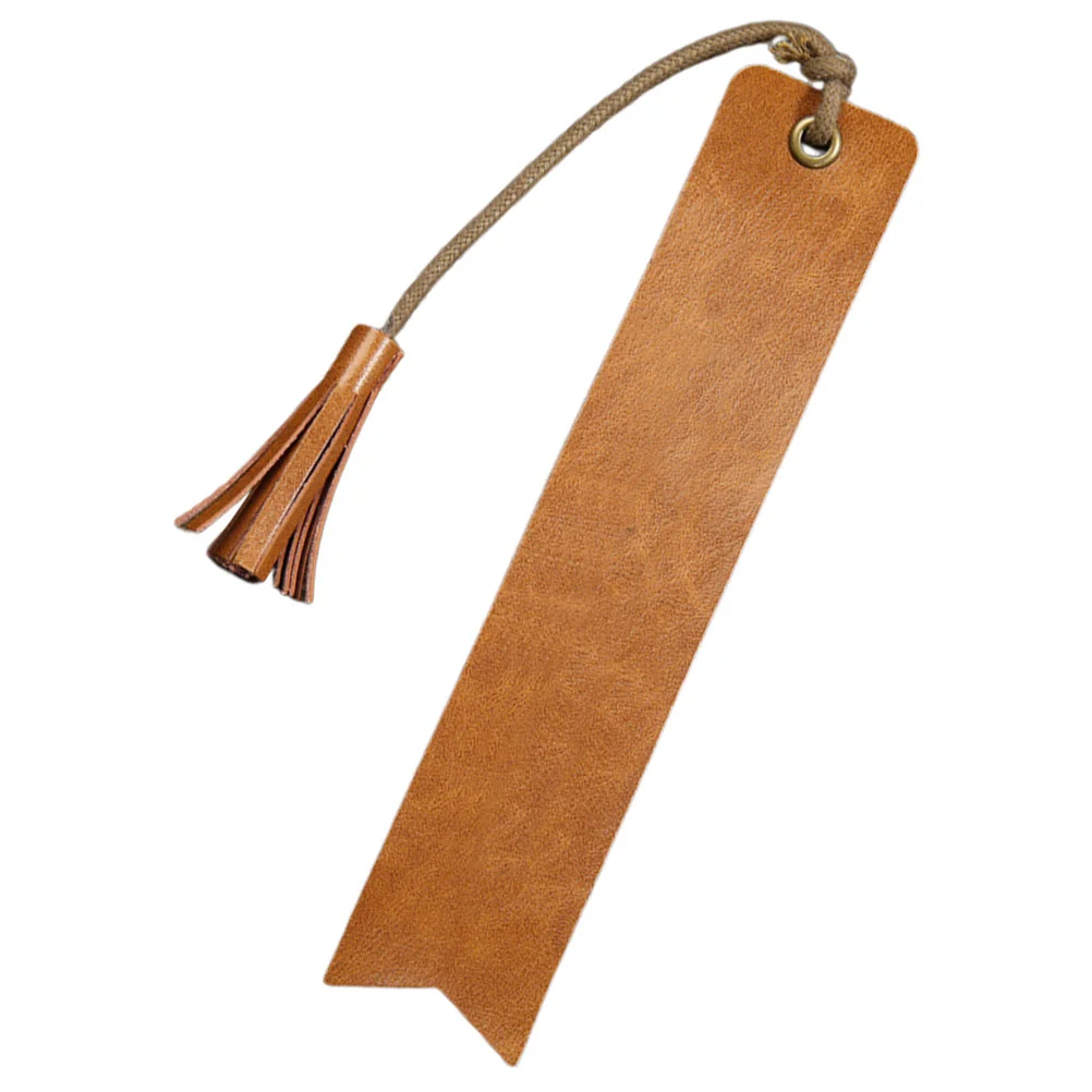 

Leather Bookmark Tassel Handmade Page Markers Vintage Bookmarks Book Reading Lovers Readers Men Women Kids Bookworms