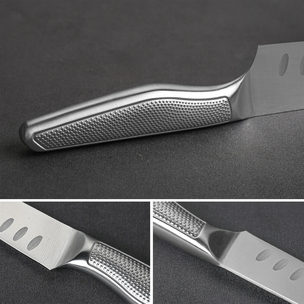 Stainless Steel Knife Block Set in Sharpener in Drawer Steak Knives Natural  - AliExpress