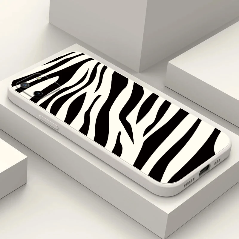 Custodia Per Telefono Per Realme 7I 8I 9 Pro Plus 9I C12 Gt Neo 2 3 Narzo 20 30A Zebra Pattern