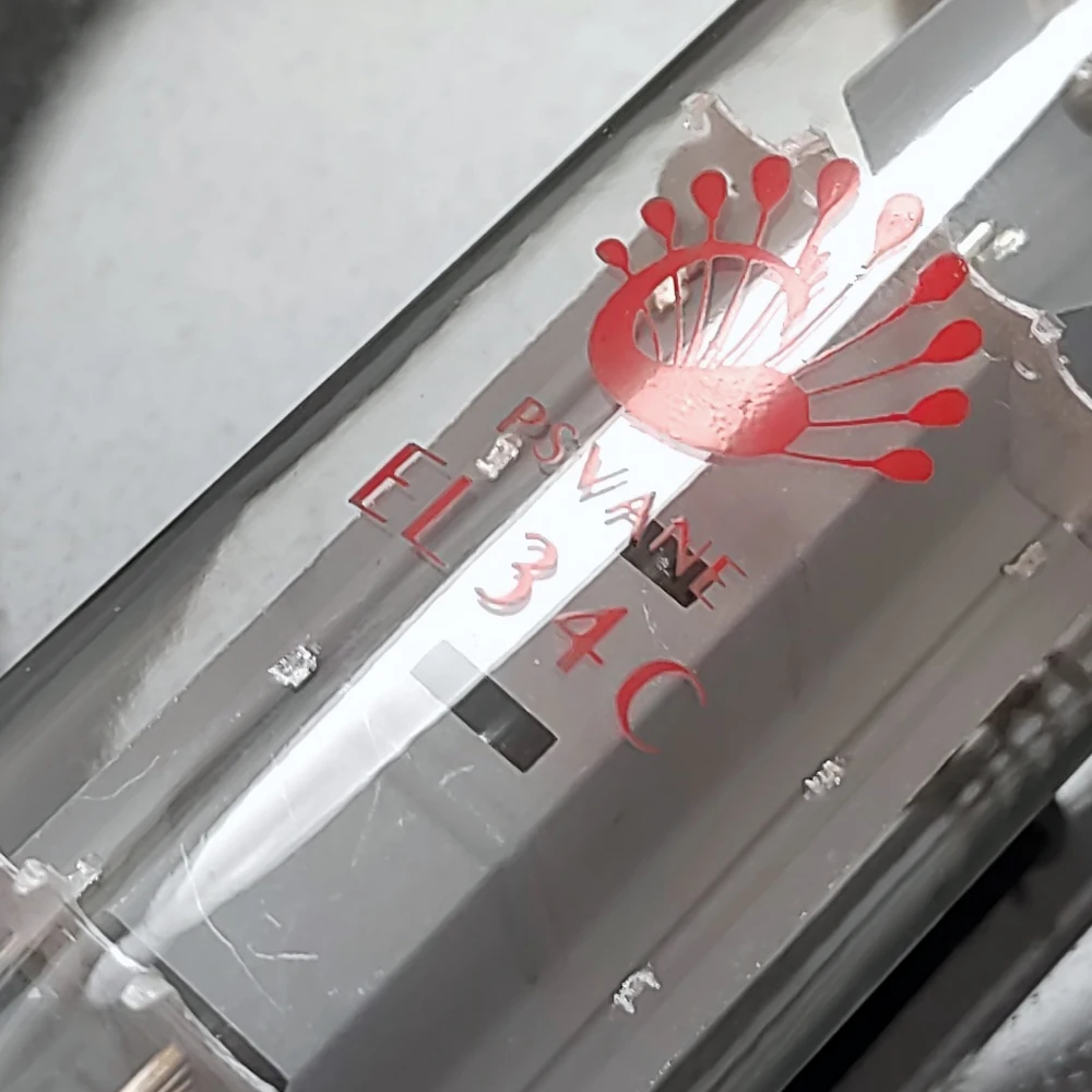 PSVANE EL34C VacuumTube Audio Valve Replaces 5881 6L6G 6CA7 KT77 EL34 Tube Amplifier HIFI Audio Amplifier Matched Quad 5