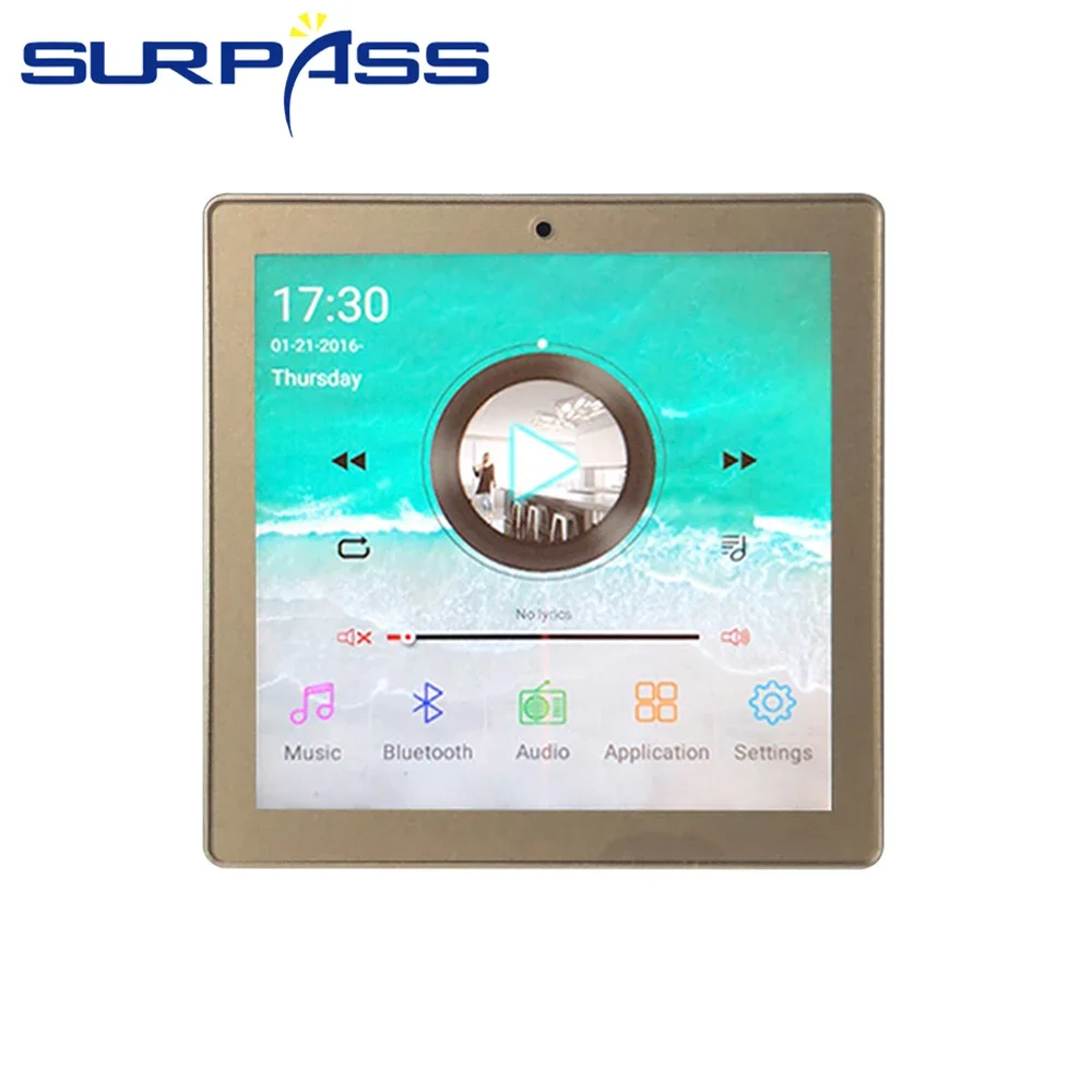 

Android 7.1 System Touch Screen WiFi Amplifier Smart Home Bluetooth Wall Music Player Audio Background Music System for Hotel
