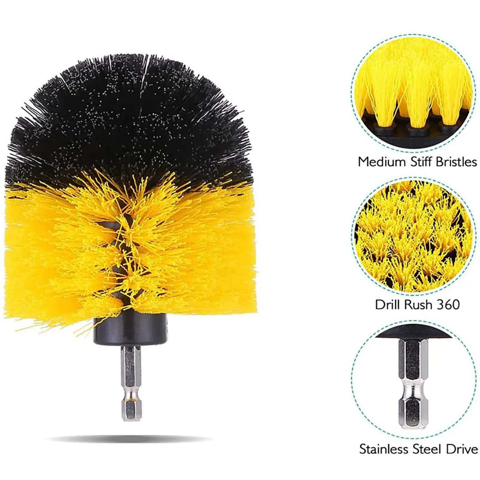 38 Pack Drill Brush Attachments Set Scrub Pads and Sponge Power Scrubber  Brush with Extend Long Attachment All Purpose Clean - AliExpress